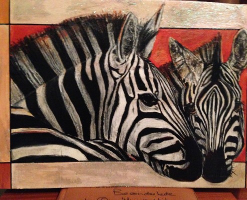 Zebra Painting by Amareza Buys