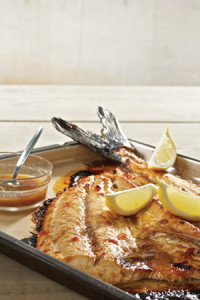 snoek with apricot jam